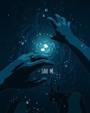 notshiroo_ в LOOKY. . Drowning.. 💧🌊 

[#...