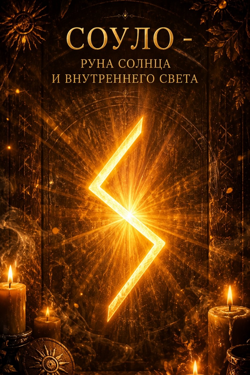 Юлия Диагностика Ставы Практика в LOOKY — Соуло - руна солнца и внутренний свет.Соуло - это солнце. Не