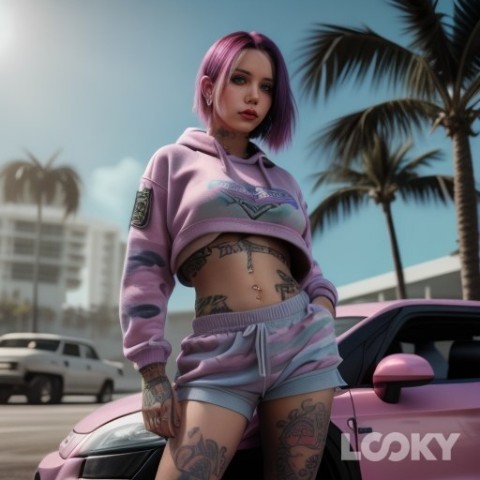 AskAr в LOOKY. #GTA_6_Герл,#LOOKY_нейронка. #GTA_6_Герл #LOOKY_н...