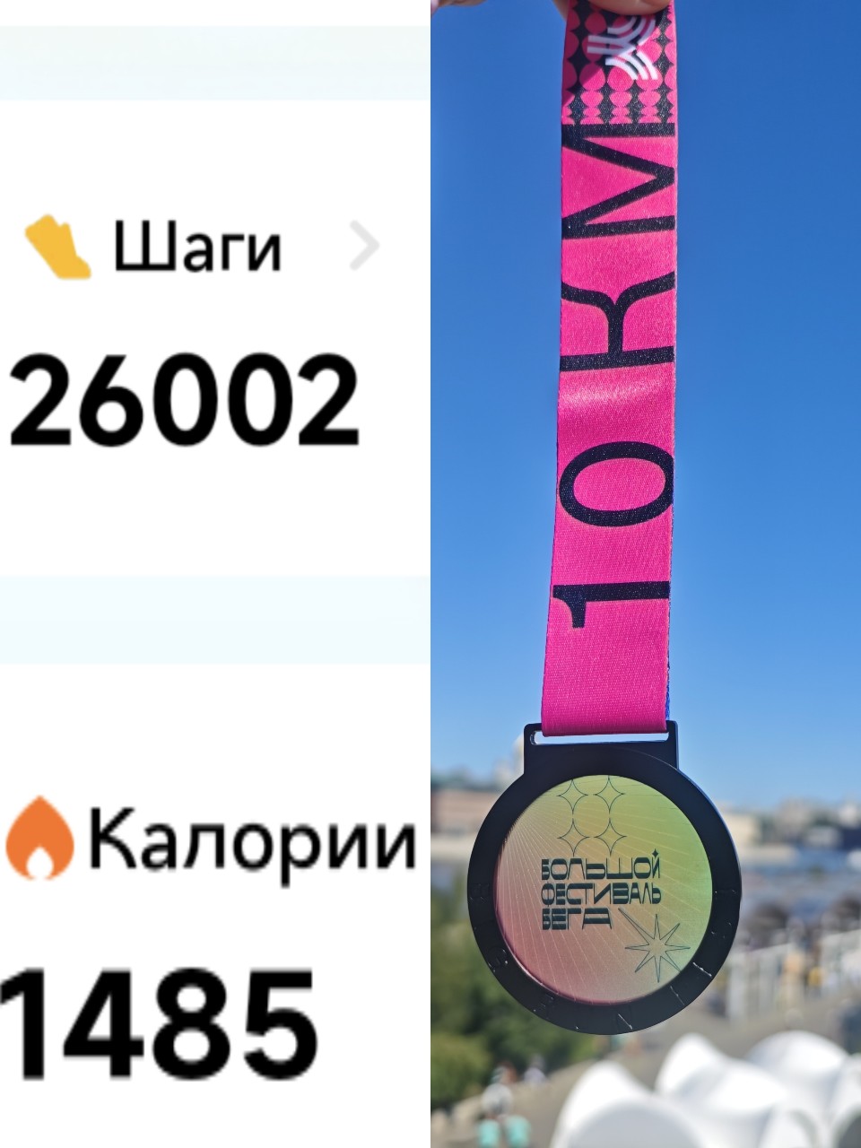 Фестиваль бега, десяточка в копилку 🥳 и ещё погуляли, находили шажочки🏃‍♀️