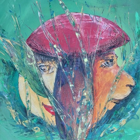 Аглая Рыжая в LOOKY. #АглаЯотАдоЯ,#энкаустика,#encaustic. В поисках гриба...
Э...