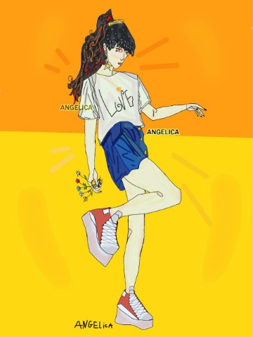 Angie в LOOKY. #арт,#art,#рисунок,#drawing,#диджитал,#digital,#искусство,#творчество,#ос,#персонажи. Арт. Мой персонаж Да...
