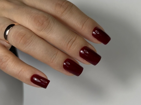 katerina_nail_vidnoe в LOOKY. . Темная вишня на коро...
