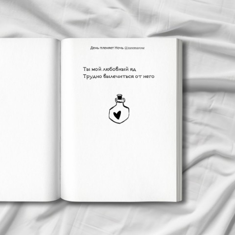 zarema rose l poet diary в LOOKY. #стихиолюбви,#пролюбовь,#Love,#lovepoems,#lovequotes,#lovepoetry,#brokenhearts,#brokenheartquotes,#brokenheart,#loveyou,#lovequotesforher,#booklover,#bookstoread,#HealingJourney,#healingtok,#poetry,#poet,#poetrylove. 📖 "День пленяет Ноч...