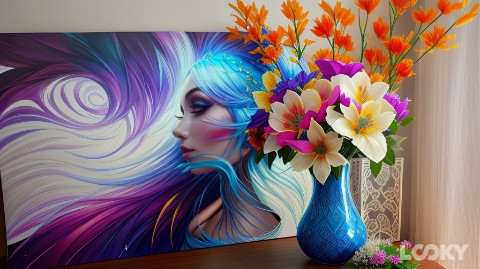 Akvileya в LOOKY. #Фэнтези,#LOOKY_нейронка,#flowers,#flower,#цветы. #Фэнтези #LOOKY_нейр...