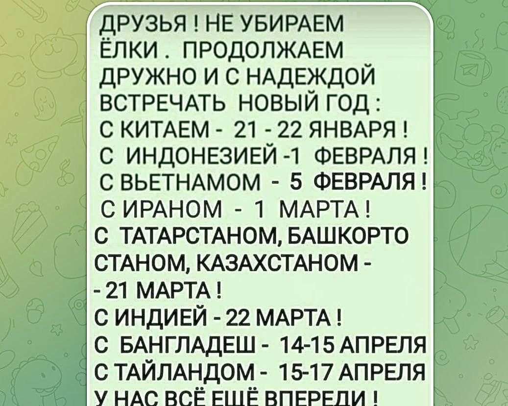 Andrey_Yakovlev в LOOKY — Старый новый год наступил, но ёлку выносить ещё рано!