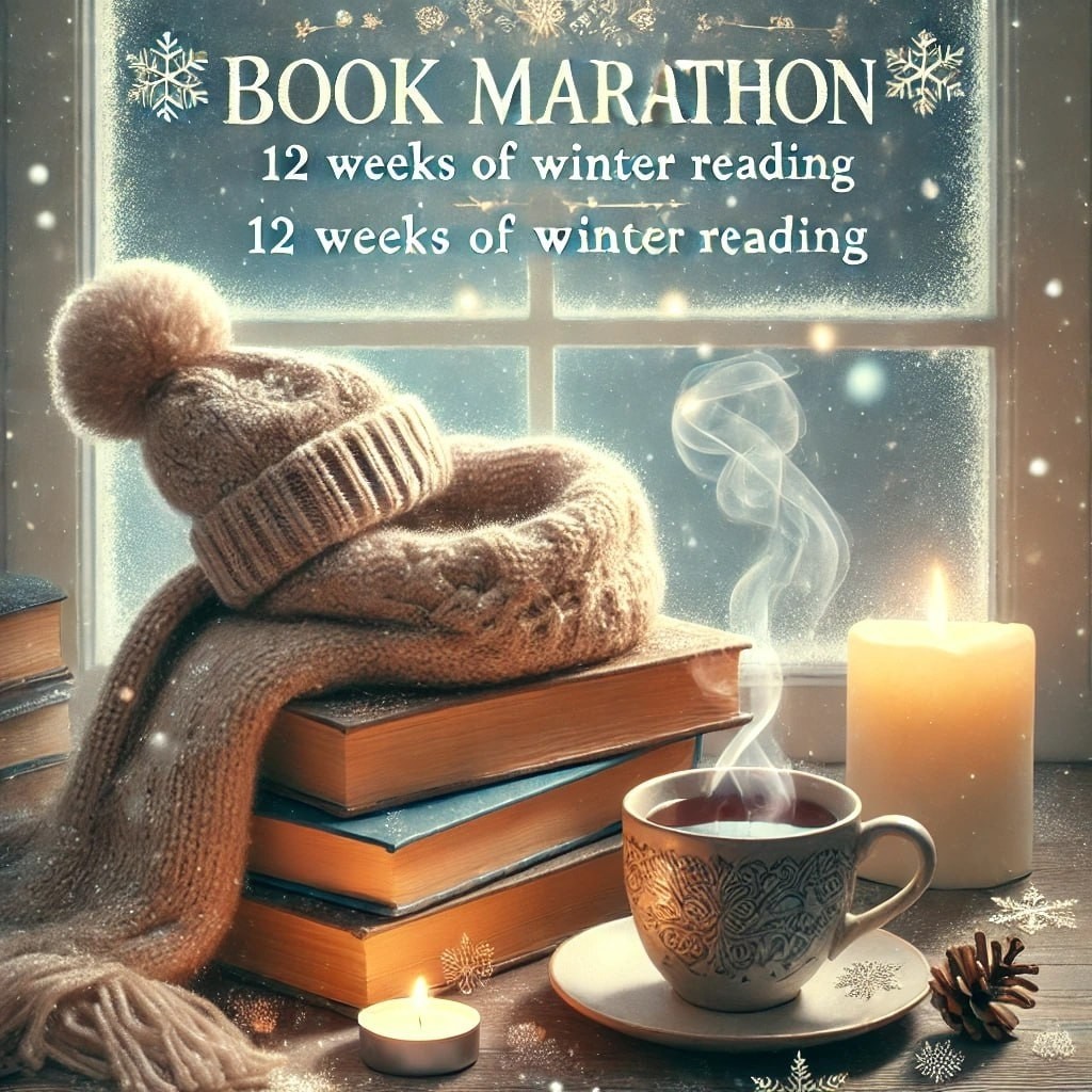 ✨ Книжный марафон "12 недель зимнего чтения" ✨

Вот и первый день зимы и, я все же решила организовать зимний марафон для всех желающих
❄️ Когда: с 1 декабря по 28 февраля
❄️ Цель: провести зиму с пользой и вдохновением, организовавшись в атмосферных книгах, которые согреют душу или перенесут в мир зимних приключений.

Что будем делать?
Каждую неделю мы будем читать книги на разные темы: от зимних сказок и уютных историй до напряженных детективов и трогательных романов. А чтобы марафон стал еще интереснее, добавим челленджи, обсуждения и креативные задания.

Какие книги подойдут?
📚 Зимнее волшебство — история, полные магии и снега.
📚 Согревающие романы — книги, которые дарят тепло даже в мороз.
📚 Загадки у камина — детективы или триллеры для уютных вечеров.
📚 Путешествие по заснеженным тропам — героические приключения на фоне холодов.
📚 Классика зимы — произведения, где зима играет главную роль.

Чем мы будем заниматься во время марафона?
🎯 Делимся впечатлениями о книгах в постах и комментариях.
🎯 Публикуем фото или картинки 
🎯 Придумываем зимние плейлисты для чтения.
❓Как принять участие?
Просто присоединяйтесь и выбирайте книги по темам! Публикуйте свои отзывы с хештегом #ЗимнийМарафон_с_Енотом  , чтобы я могла найти ваши посты.

Готовы сделать эту зиму особенной? 🌨 Тогда запасайтесь пледом, чашкой чая и отправляемся в книжное путешествие вместе! ❤️
 #книжныйчервь #книжныйблог#книги#немногообомне#книжныйкритик#Правдакниголюба#книгинашевсе#книжныйблогер#люблючитать#мирдолжензнатьчтоячитаю#книгиэтосчастье❤#книжныйманьяк #книжныйенот