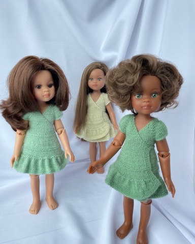 dolllove.ekb в LOOKY. #рукоделие,#гардеробдлякуклы,#paolareina,#подарокдлядуши. 💚Платье на запАх дл...