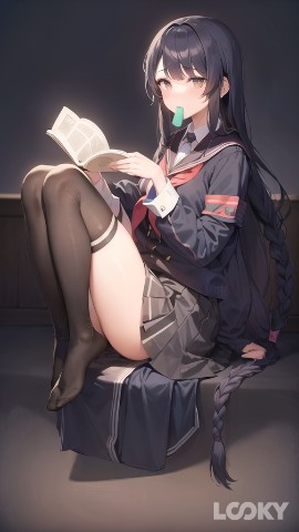 HoneyMilkTea в LOOKY. #Аниме,#LOOKY_нейронка,#girl,#anime,#animegirl,#cute,#cutegirl,#kawaii,#kawaiigirl,#longhair,#девушка,#анимедевушка,#милашка,#милаядевушка,#чулки,#длинныеволосы. #Аниме #LOOKY_нейрон...