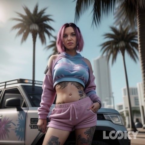 Асмодея in LOOKY. #GTA_6_Герл,#LOOKY_нейронка. #GTA_6_Герл #LOOKY_н...