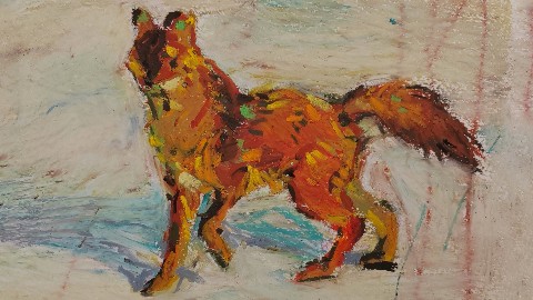 ellezrore в LOOKY. #oilpastel,#redwolf,#wolf. ❄️❄️❄️

#oilpastel [...