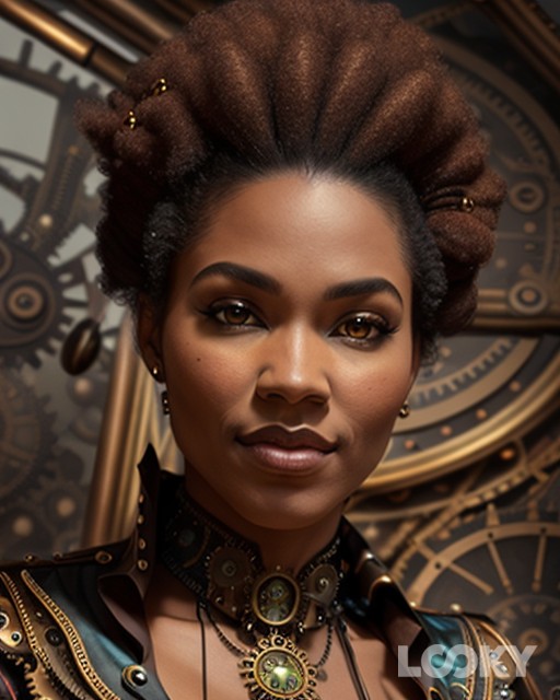 Baby face в LOOKY — #Steampunk #LOOKY_нейронка