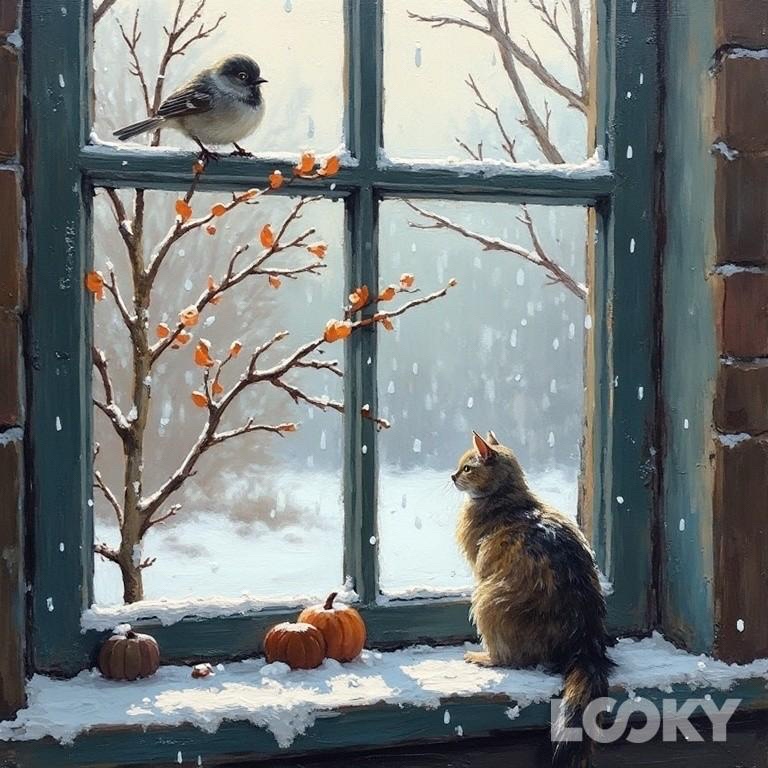 НЕЙРО LOOKY в LOOKY. . ИИ-картина маслом от...