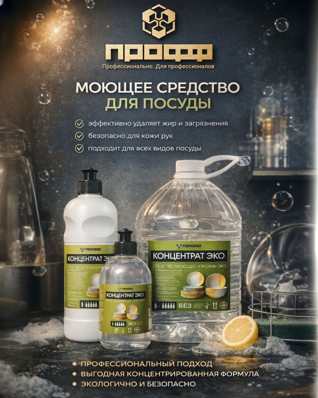 ПРОФФХИМ Бытовая химия Гродно в LOOKY — ПРОФФХИМ Гродно предлагает концентрат средства для мытья пос