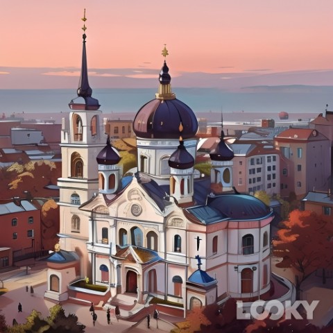 Россия в LOOKY. #Воронеж,#Россия,#Черноземье,#БлаговещенскийКафедральныйСобор,#Looky,#Looky_Топ,#Looky_Нейронка,#Нейро,#Нейросеть. 🌆⛪🌆 #Воронеж – оди...