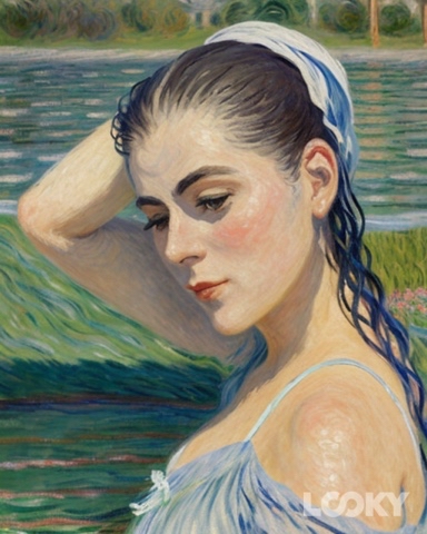 RabbitGirl в LOOKY. #Monet,#LOOKY_нейронка. #Monet #LOOKY_нейрон...