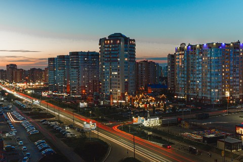 Фотограф Андрей Липов в LOOKY. #Оренбург. Оренбург. Ночной гор...