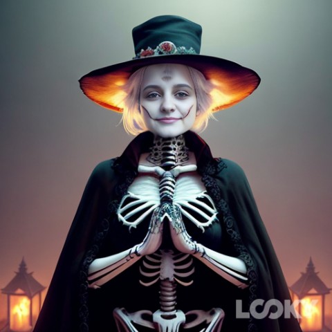darksidiya27 в LOOKY. #Хэллоуин_Мексика,#Хэллоуин_зомби,#Хэллоуин_оборотень,#LOOKY_нейронка. #Хэллоуин_Мексика #Х...