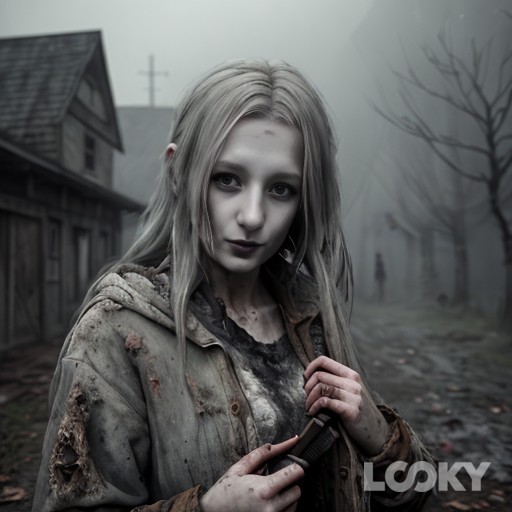 #Хэллоуин_зомби #LOOKY_нейронка