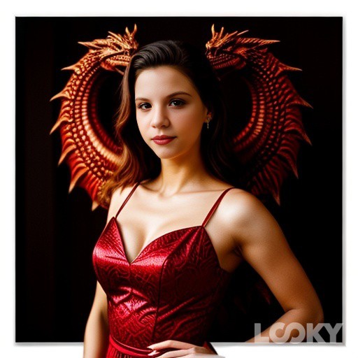 Дарья в LOOKY — #Красный_дракон #LOOKY_нейронка