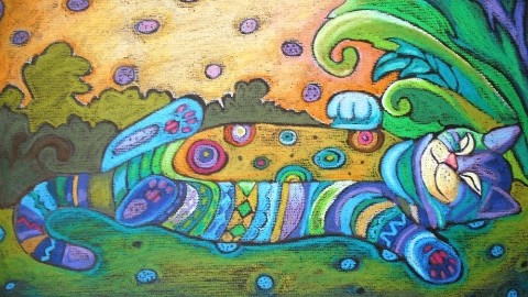 Artblog в LOOKY. . Радужный котёнок. Ма...