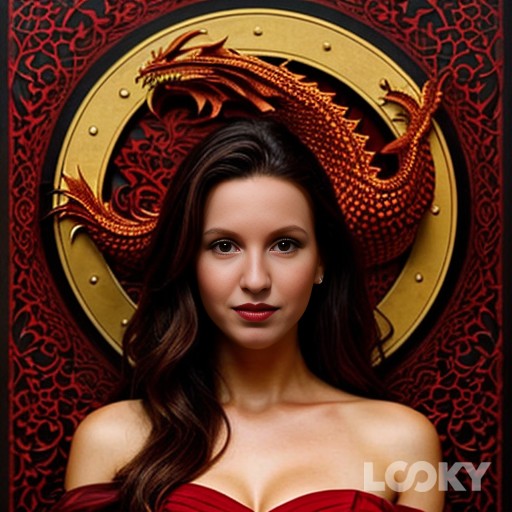Asurika in LOOKY. #Красный_дракон,#LOOKY_нейронка. #Красный_дракон #LOO...