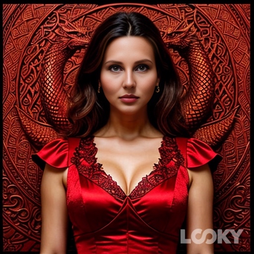 Olya_marut4 in LOOKY. #Красный_дракон,#LOOKY_нейронка. #Красный_дракон #LOO...