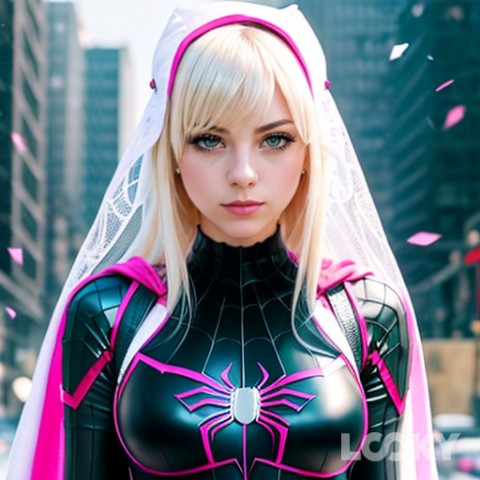Super Spider в LOOKY. #Гвен_Стейси,#LOOKY_нейронка. #Гвен_Стейси #LOOKY_...