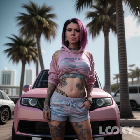 Kira Pashkevich в LOOKY. #GTA_6_Герл,#LOOKY_нейронка. #GTA_6_Герл #LOOKY_н...