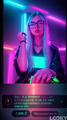Alexia в LOOKY. #Неон,#LOOKY_нейронка,#cyberpunk. #Неон #LOOKY_нейронк...