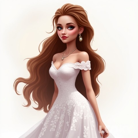 aovavilina в LOOKY. #рисунок,#женщина,#платье,#looky_контент. Романтический цифров...