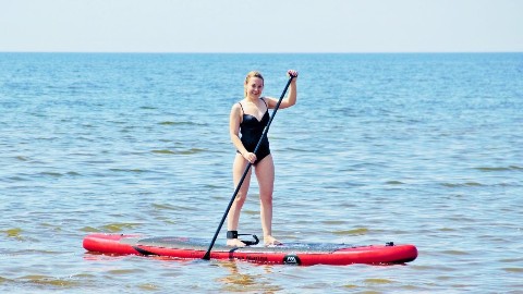 SUP-boarding в LOOKY. . Учитесь твёрдо стоят...