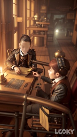 Baby face в LOOKY. #Steampunk,#LOOKY_нейронка. #Steampunk #LOOKY_не...