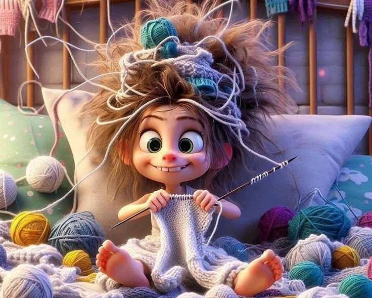ВЯЗАЛЬЩИЦА🤪

 Существует несколько видов вязальщиц🧶

✨Вязальщица домашняя 

Пугливая особь показывает свое истинное лицо только в знакомой обстановке.
Если вы подозреваете ,что рядом с вами вязальщица - включите уютную лампу, хороший фильм, налейте в бокал... или кружку чай... И она тут же расслабится ... и завяжет.

✨Вязальщица дорожная.

Ее легко встретить в электричках, автобусах и поездах дальнего следования.

✨Вязальщица запойная

 Самый опасный подвид. Не пытайтесь исправить ее, не критикуйте вязание. Вяжет она в любой позе, в любое время суток и в любую свободную минуту.
Если ваша вязальщица нервничает -бросьте в нее моточком кашемира или ангоры, можно кид мохера на шелке. Если стресс велик - используйте бобины от 500 грамм. Это точно поможет.

Если в вашем доме завелась вязальщица, ознакомьтесь с правилами ухода🧶

Правила ухода, заботы и безопасности!

Вязальщицы обитают на всей территории нашей планеты. 
Относитесь к ним с уважением. 

‼️Строго настрого запрещается трогать, перекладывать, перемещать их запасы‼️

(это вызовет приступы паники и агрессии)

Вязальщица проста в уходе, главное - каждый день выделять время для вязания от 30 минут до 6 часов (в зависимости от подвида).
❤️❤️❤️

[#вязание ](вязание)[#творчество ](творчество)[#любовь ](любовь) [#жизнь ](жизнь) [#юмор ](юмор)[#любимаяработа ](любимаяработа)[#женщины ](женщины)[#сибирь ](сибирь)[#зима2025 ](зима2025)