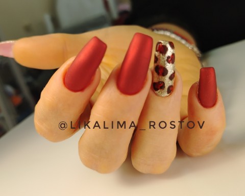 likalima_rostov в LOOKY. #маникюр,,#педикюр,,#наращивание,,#маникюрlooky. Этот осенний красный...