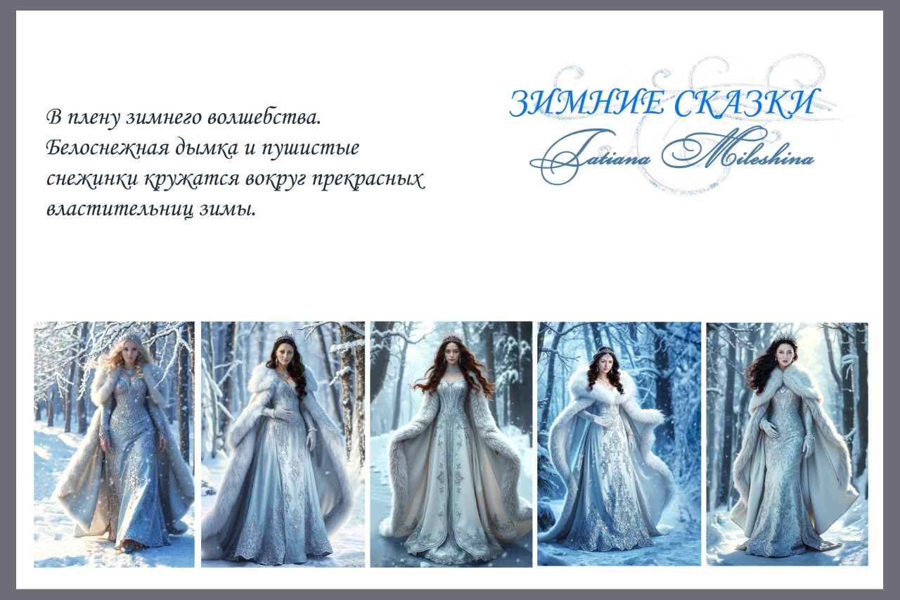 Мои зимние сказки ❄️

[#фотографбелгород ](фотографбелгород)[#милешинафото ](милешинафото)[#милешинатата ](милешинатата)[#здесьживутсказки ](здесьживутсказки)[#сказочныйфотограф ](сказочныйфотограф)#моифеи [#художественнаяретушь ](художественнаяретушь)[#женскийпортрет ](женскийпортрет)