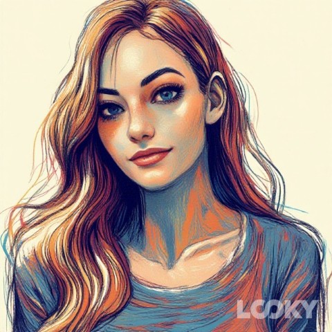 Сладкий Лис в LOOKY. #Больше_цвета,#LOOKY_нейронка. #Больше_цвета #LOOKY...