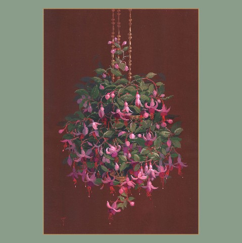 Looky_1670444249909 в LOOKY. #yarovitsynaart,#гуашь,#фуксия,#оранжерея,#картинавинтерьер. Фуксии - невероятно ...
