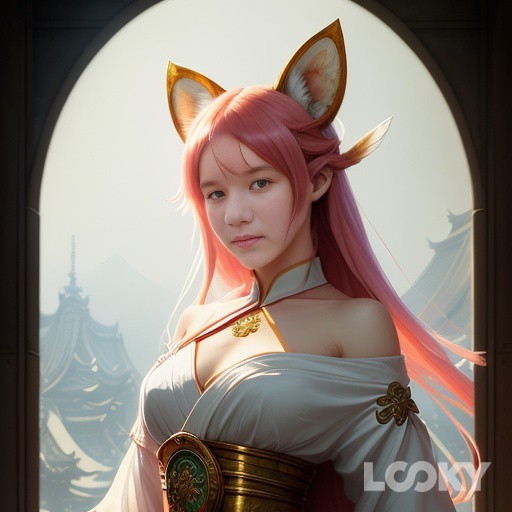Roxy Wolf-Роксана волчица в LOOKY — #Яэ_Мико_фан #LOOKY_нейронка