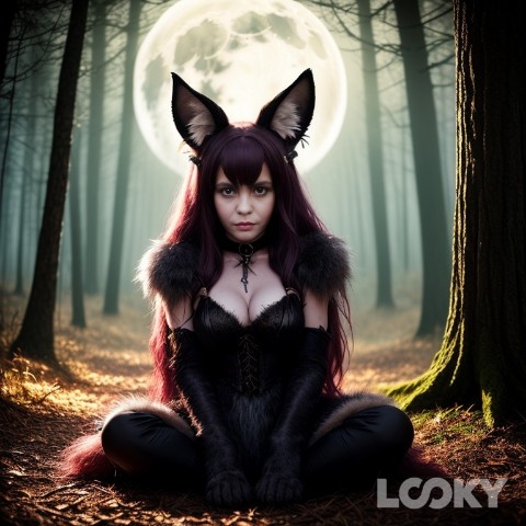 Looky_178905825409430 в LOOKY. #Хэллоуин_оборотень,#LOOKY_нейронка. #Хэллоуин_оборотень ...