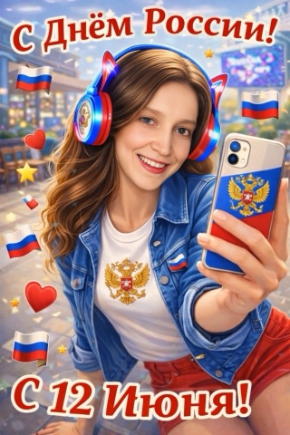 Елена в LOOKY. #фотошоп,#фотоэффект,#фотоарт,#видеоарт,#12июня. 12 июня – Дeнь Росси...