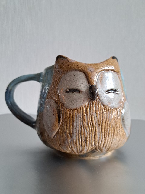KOMETA ceramic в LOOKY. #творческаякерамика. Кружка совушка для л...