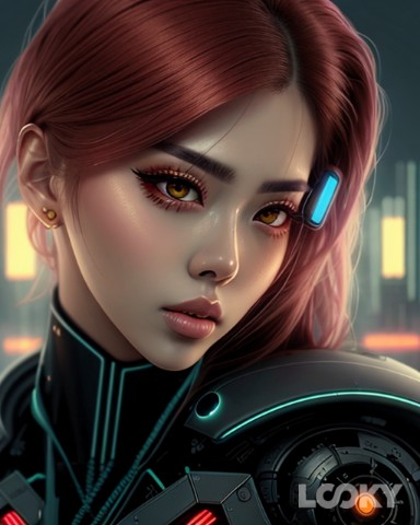 Aigul-K-Pop в LOOKY. #Киберпанк,#LOOKY_нейронка. #Киберпанк #LOOKY_не...