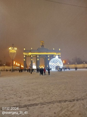 ssergey_31_41 в LOOKY. #москва,#столица,#столицароссии,#московскаяночь,#вднх,#останкинскаябашня,#moscow,#декабрь,#декабрь2024,#2024,#зима,#зима2024,#зима2024_2025,#космопарк,#путешествие,#путешествиепороссии,#ночь,#ночнаяпрогулка,#прогулка,#прогулкапогороду,#выставкадостиженийнародногохозяйства,#выставкадостижений. Прогулка по ВДНХ (вы...