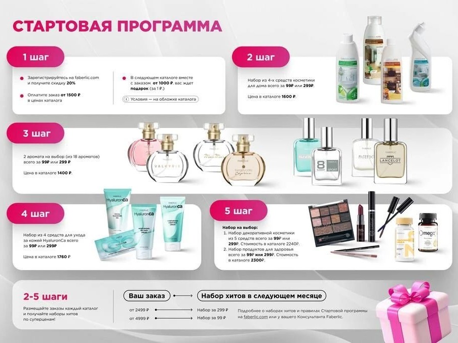 Участвуй в стартовой программе от Faberlic