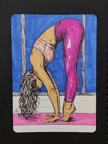 Мастерская художницы An в LOOKY. #рисунок,#растяжка. #рисунок [#скетч ](с...