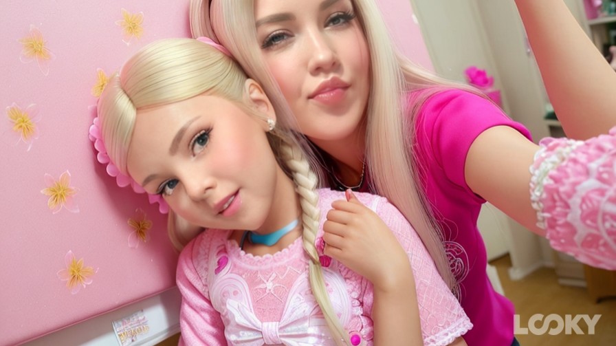 #Барби #Фэнтези #Видеоигра #LOOKY_нейронка