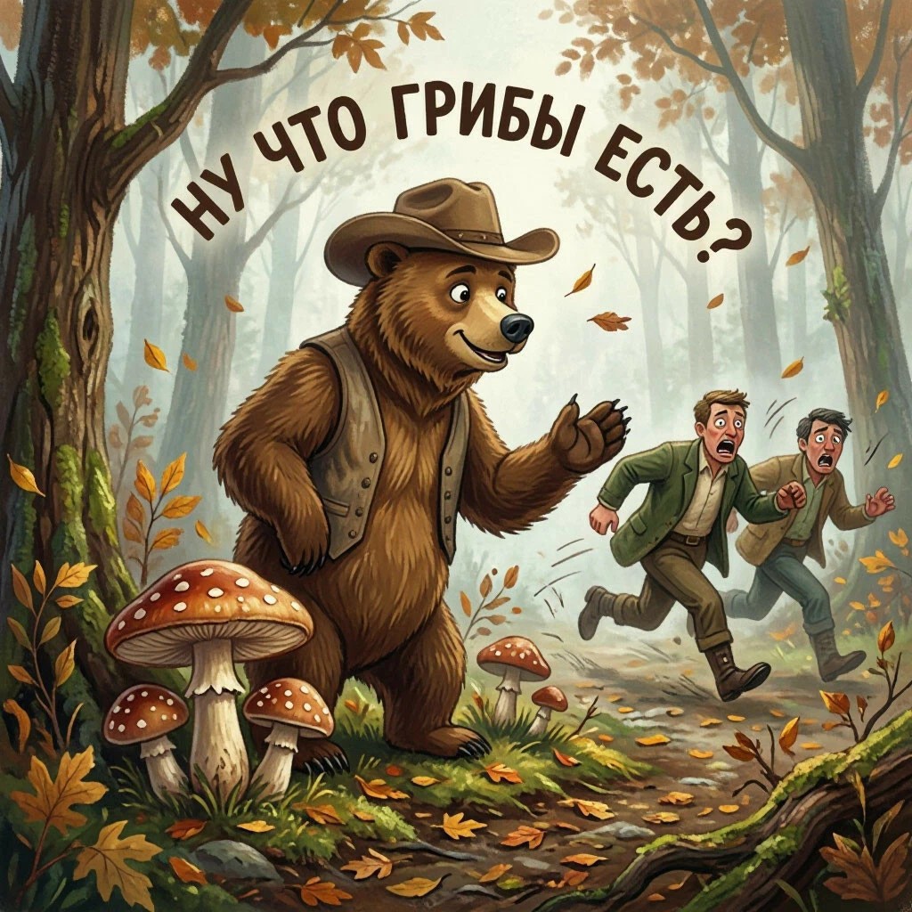  в LOOKY — Время грибов... 
#сентябрь #осень #грибы