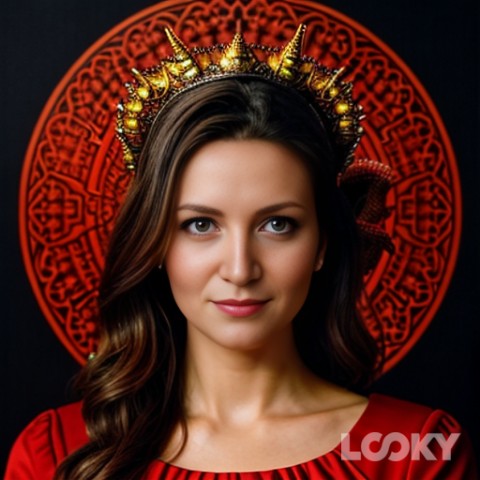 lenka_letkaenka в LOOKY. #Красный_дракон,#LOOKY_нейронка. #Красный_дракон #LOO...