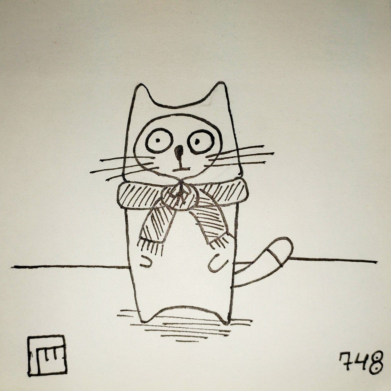 Всё таки зима...

#кот #рисунок #творчество #рисуюкаждыйдень